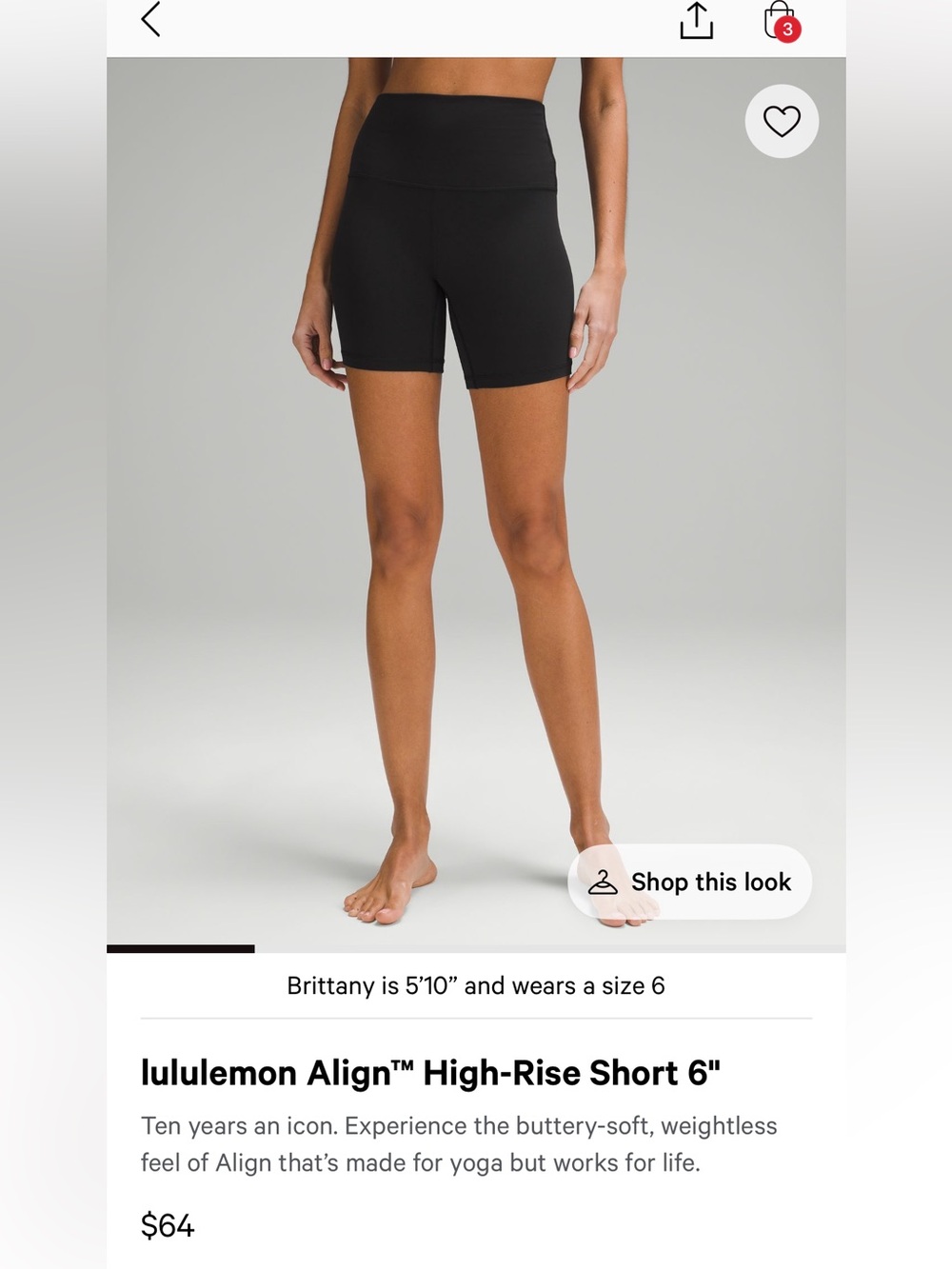 lululemon  Align™ High-Rise 6" Bike Shorts -8
